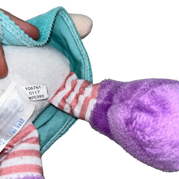 Kids Preferred Purple & Green Courdey Skirt Brown Hair Girl Stuffed Plush Doll - Picture 8 of 9